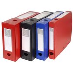 Boite De Classement À Pression Dos 100mm Polypropylène 7/10e Opaque - A4 - Rouge - X 10 - Exacompta