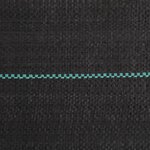 vidaXL Membrane anti-mauvaises herbes noire 1 5 x 100 m PP