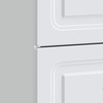vidaXL Cabinet de chevet avec tiroir 2 Pièces Blanc 43 x 34 5 x 44 5 cm