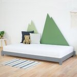 Lit simple TEENY 120 x 200 gris