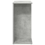 vidaXL Tables de chevet 2 Pièces gris béton 46 5x29x61 cm bois ingénierie