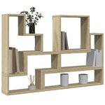 vidaXL Étagère murale chêne sonoma 96x12x64 cm bois d’ingénierie