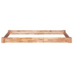 vidaXL Cadre de lit Bois de chêne massif 90x200 cm