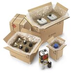 Caisse carton double cannelure homologuée onu 40x30x30 cm (lot de 5)