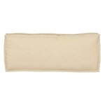 vidaXL Coussin pour banc de palette Beige 100 x 40 x 8 cm Tissu Oxford