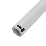 vidaXL Film de fenêtre statique Motif de stores 45 x 500 cm PVC