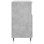 vidaXL Buffets 2 Pièces gris béton bois d'ingénierie
