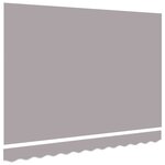 vidaXL Toile de rechange pour store banne Gris clair 250 x 200 cm