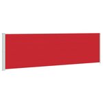 vidaXL Auvent latéral rétractable de patio 180x600 cm Rouge