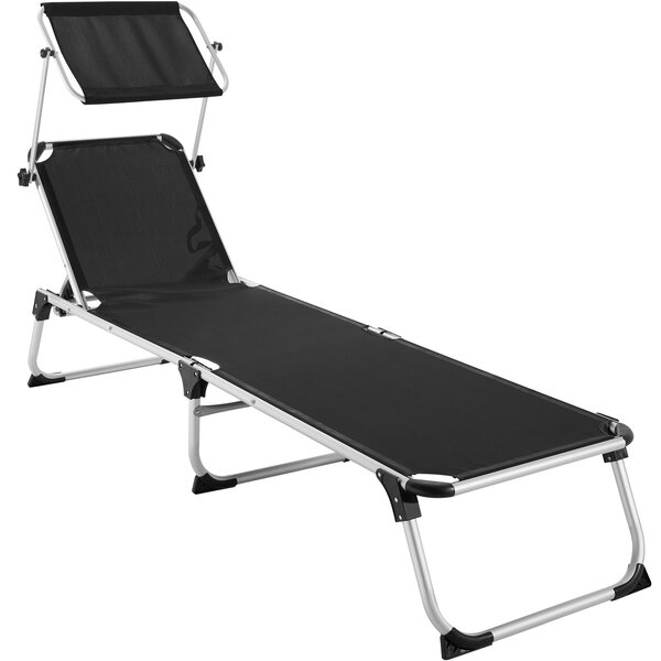 Tectake Transat de jardin Aurélie  - noir