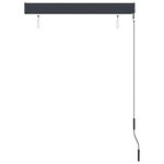 vidaXL Store roulant d'extérieur 100x250 cm Orange et marron