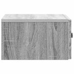 vidaXL Cabinet de chevet avec tiroir Sonoma gris 49 x 34 5 x 20 cm