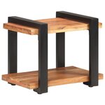 vidaXL Table de chevet 50x40x40 cm Bois d'acacia massif