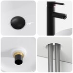 vidaXL Meuble de lavabo mural Blanc 49 x 44 5 x 65 cm