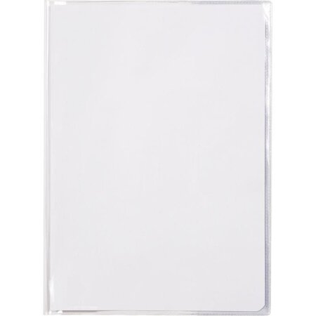 Protège-cahier cristal avec rabats marque-pages PVC 22/100ème 21 x 29 7 cm transparent CALLIGRAPHE