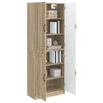 vidaXL Ensemble de Meubles 2 Pièces Chêne Sonoma Bois d'ingénierie