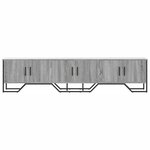 vidaXL Meuble TV sonoma gris 180x34x41 cm bois d'ingénierie