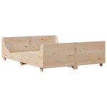 vidaXL Cadre de lit sans matelas 150x200 cm bois de pin massif
