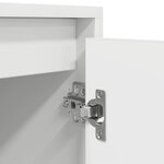vidaXL Meuble TV blanc 188 5x41x50 cm bois d'ingénierie