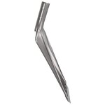 vidaXL Tête de pelle Argent 45 x 38 cm Aluminium