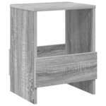 vidaXL Étagère à magazines 2 Pièces Gris Sonoma 35 x 30 x 45 cm