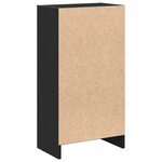 vidaXL Bibliothèque chêne noir 40x24x76 cm bois d'ingénierie