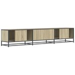 vidaXL Meuble TV chêne sonoma 210x35x41 cm bois d'ingénierie