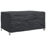 vidaXL Housse pour mobilier d'extérieur Noir 170 x 100 x 70 cm 210D