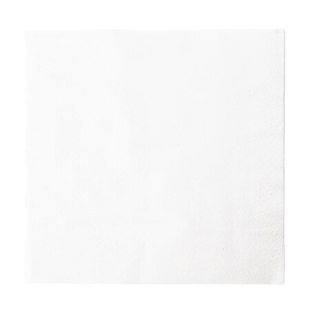 Serviette papier blanche snacking 330 mm - lot de 5000 -  - 330 330