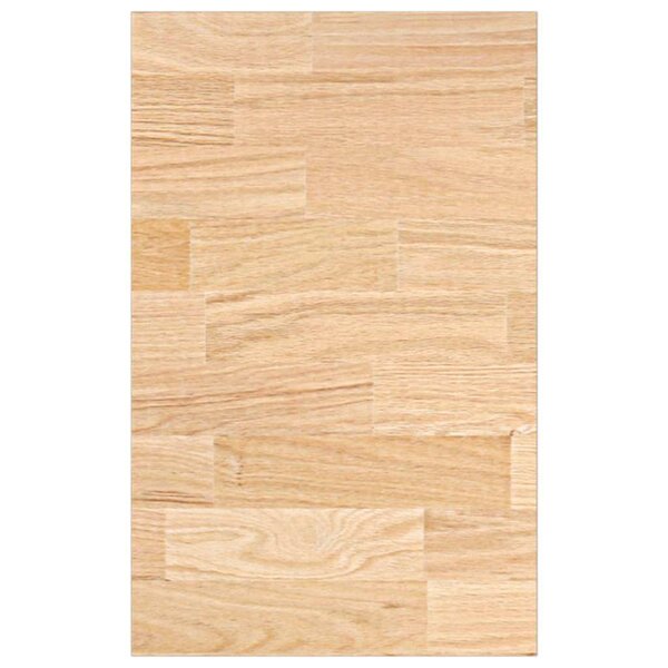 vidaXL Plan de travail de cuisine bois de chêne massif rectangulaire