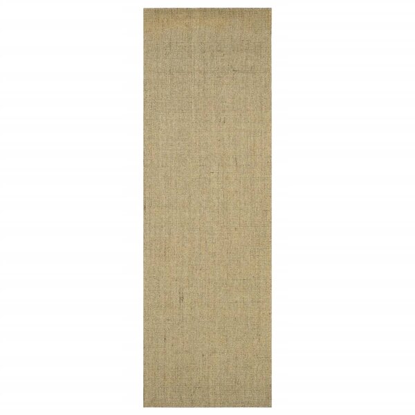 vidaXL Tapis Sisal naturel 80x250 cm Vert