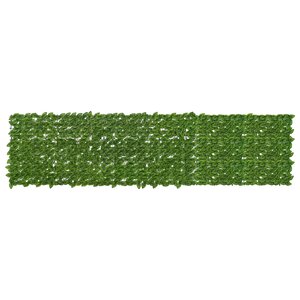 vidaXL Écran de balcon avec feuilles Vert et jaune 300 x 75 cm