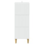 vidaXL Armoire à tiroirs Blanc 33 x 34 5 x 90 cm Bois d'ingénierie