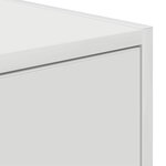 vidaXL Meuble TV blanc 100x31x25 5 cm bois d'ingénierie