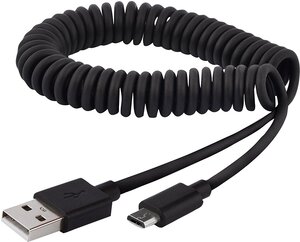 Cable mini USB Delock Torsadé 0.6m