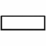 vidaXL Étagère murale avec étagère 2 Pièces Chêne Noir 80 x 15 x 26 cm