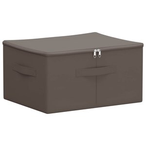 vidaXL Boîte de rangement Gris 43 x 34 x 23 cm Tissu intissé