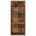 vidaXL Armoire murale de salle de bain Bois ancien 30 x 14 x 70 cm