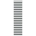 vidaXL Store zèbre gris foncé largeur du tissu 60 9 cm polyester