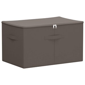 vidaXL Boîte de rangement Tissu intissé 60 x 43 x 35 cm 90 3 L Gris