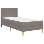 vidaXL Cadre de lit 80 x 200 cm Taupe