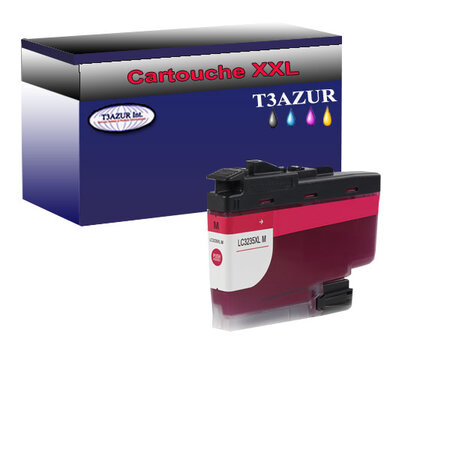 T3AZUR- Cartouche compatible avec Brother LC3235 XL Magenta pour Brother DCP-J1100DW  MFC-J1300DW