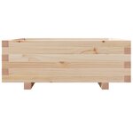 vidaXL Jardinière 70x70x26 5 cm bois de pin massif