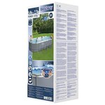 Bestway Piscine hors sol Power Steel Ovale 549x274x122 cm