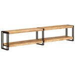 vidaXL Meuble TV 200x30x40 cm bois massif de manguier