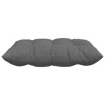 vidaXL Coussins de siège 4 Pièces Gris foncé 40 x 40 x 6 cm Microfibre