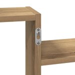 vidaXL Étagère murale chêne artisanal 159x18x65 cm bois d'ingénierie