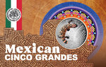 Monnaie GILA MONSTER Mexican Cinco Grandes 1/4 Oz Argent 500 Francs Cameroon 2026 (PRÉCOMMANDE)