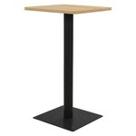 vidaXL Table de bistro Couleur chêne 60x60x107 cm