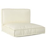 vidaXL Set de coussins de palette 2 Pièces Crème 80 x 80 x 12 cm